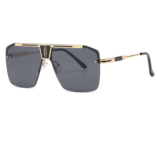 Oversized Rimless Sun Glasses for Men