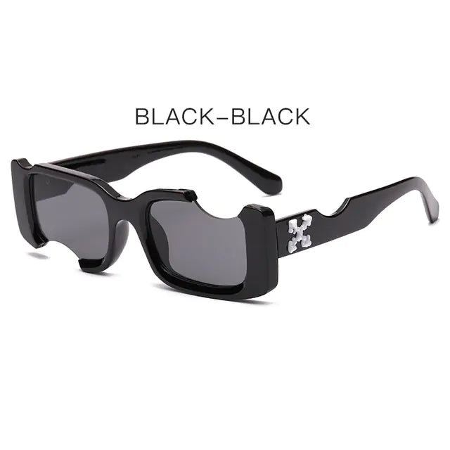 Off Notch Hole Design Sun Glasses