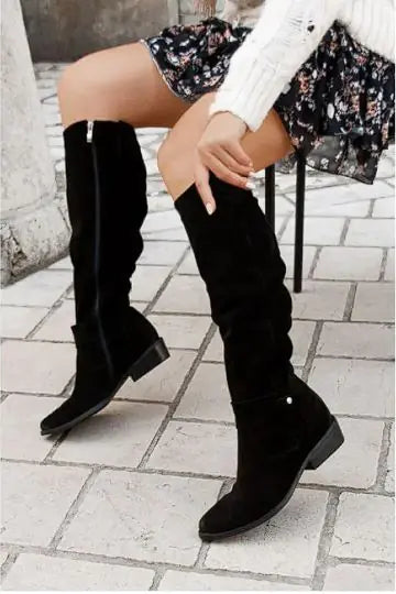 Women's Suede High Boots